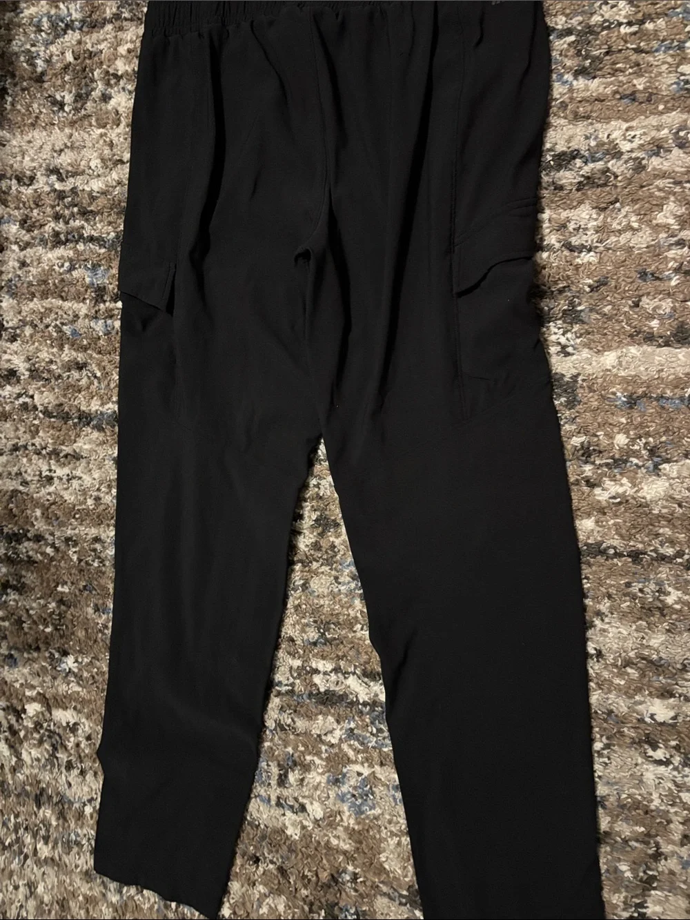 all in motion Black Cargo Jogger Pants with Elastic Waist